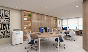 Thiết kế nội thất văn phòng 100m² cho doanh nghiệp