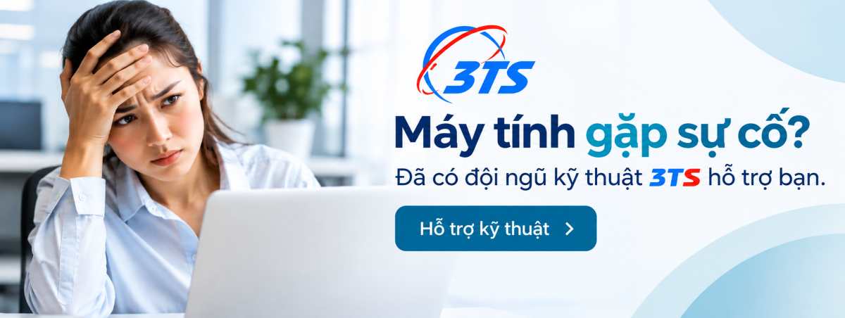 Dịch vụ bảo trì máy tính định kỳ và hỗ trợ IT cho doanh nghiệp tại 3TS